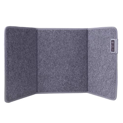 Esonmus パネルヒーター 炭素結晶発熱 デスクヒーター 三面発熱 足元暖房 自動OFF機能搭載3段温度調節 折り畳み式 冷え対策 暖房器具