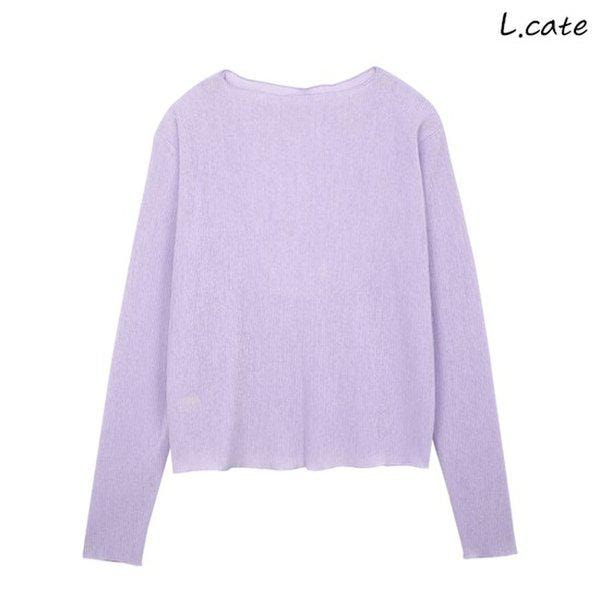 女性Tシャツ LZET008 ラウンドネック プリーツ 長袖Tシャツ 4,770円