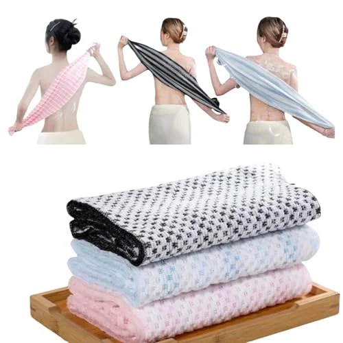 【10点セット】[新入荷]3日で出荷 韓国ループオーシャンタオル タオル 垢擦りタオル 痛くない泥バスタオル 強力泥すり 角質ケア 黒ずみ 背中 首 おしり 男女兼用 3条装 ブラック*1+ブルー*1 15,931円