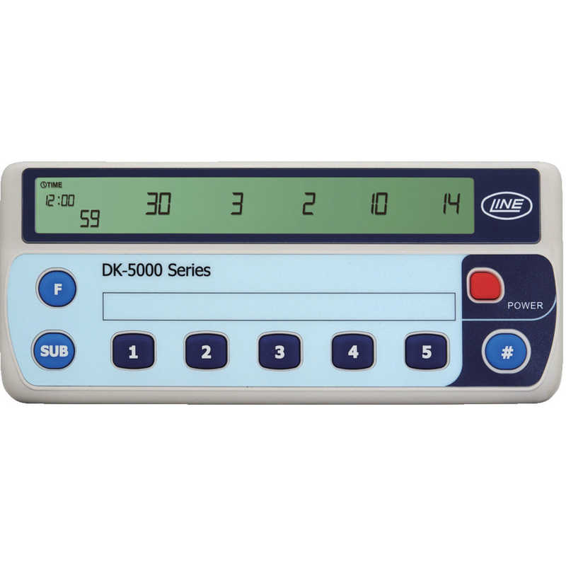 ライン精機　ライン精機 電子数取器 5連式　DK-5005B