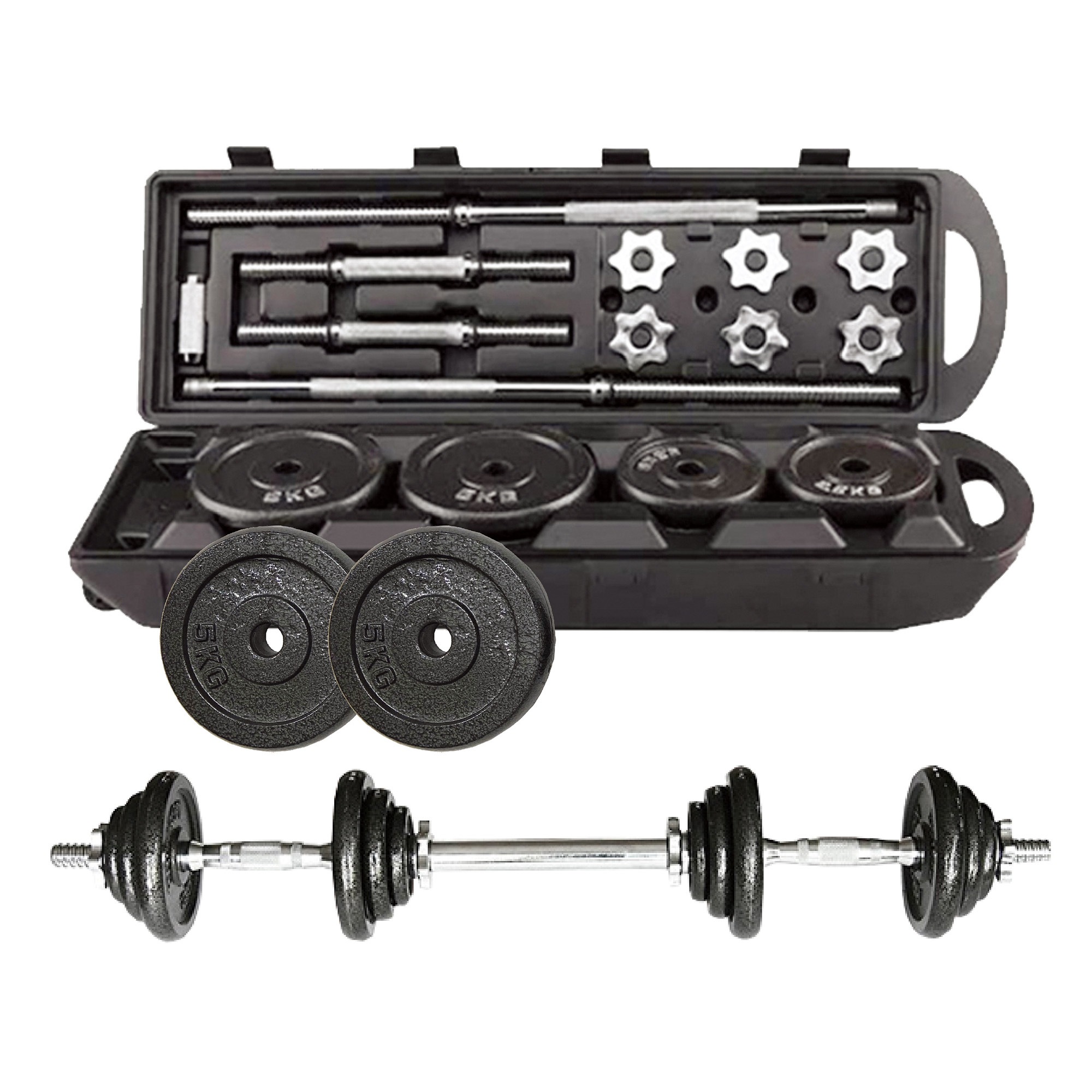 ダンベル 25kg 2個セット 計 50kg 3way 可変式ダンベル 筋トレ