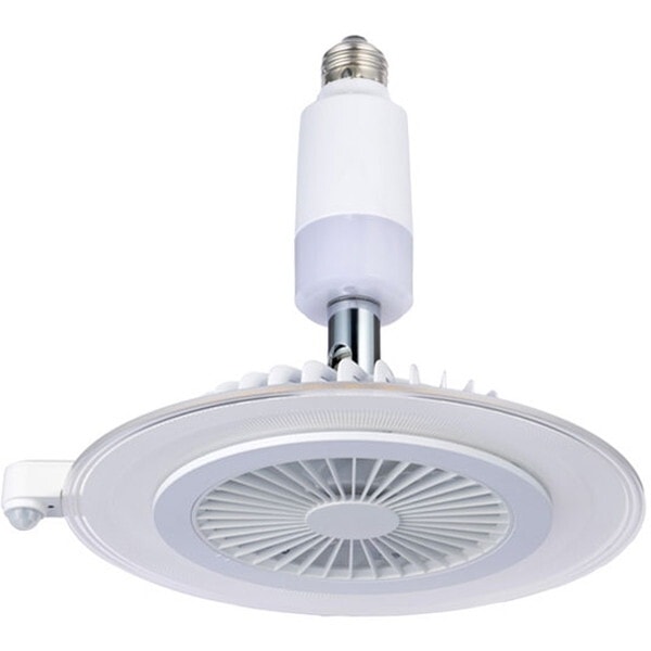 ALC-JDKBFAN ミニLEDシーリングファン 温白色 (口金E26) 人感センサー機能付き