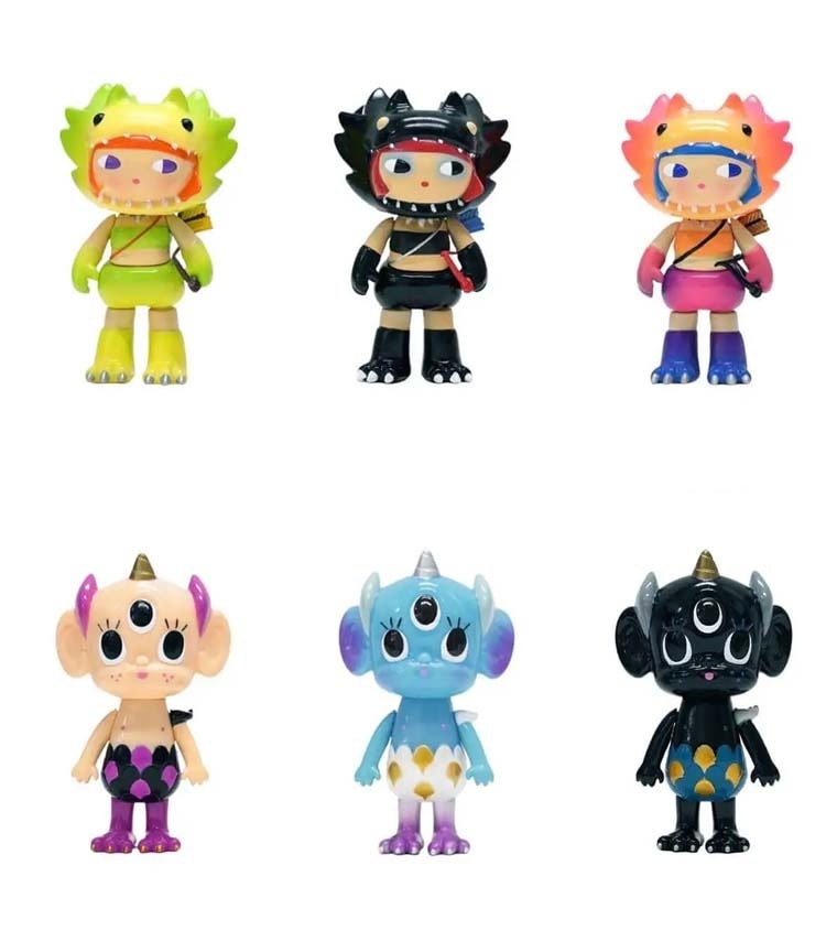 公式正規品ポップマート モンスターハンターシリーズ 2.5 クボ 不機嫌なモンスター フィギュア おもちゃ トレンディ 人形 装飾品 ガチャポン ブラインドボックス