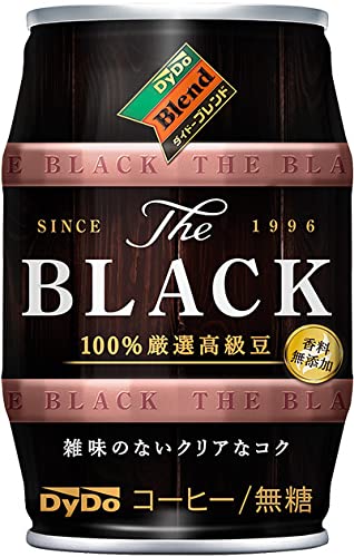 【全国送料無料】 ダイドー ブレンド ブレンドブラック 樽 185g缶×24本入 3ケース