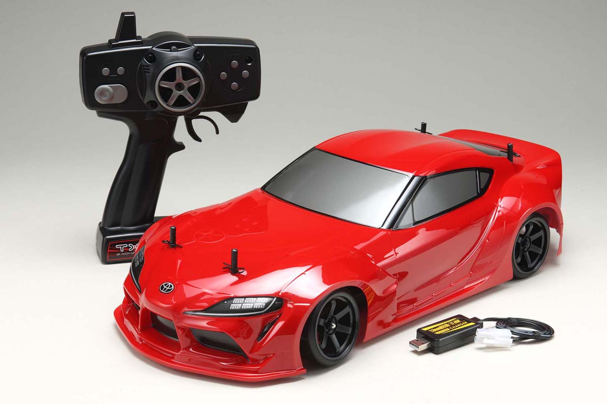 ヨコモ 1/10 電動RC組み立て済みジャイロ付きフルセット ドリフトパッケージ 2WD RTR PANDEM GRA90 スープラ(赤)【DPR-GRA90R】 ラジコン ヨコモ DPR-GRA90