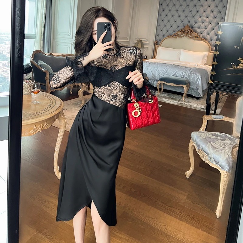 ウェディング 秋 フォーマル 大人 キャバドレス 254 演奏会 卒業式 パーティードレス ステージ 披露宴 通勤 同窓会 結婚式 着痩せ 正式 ワンピース