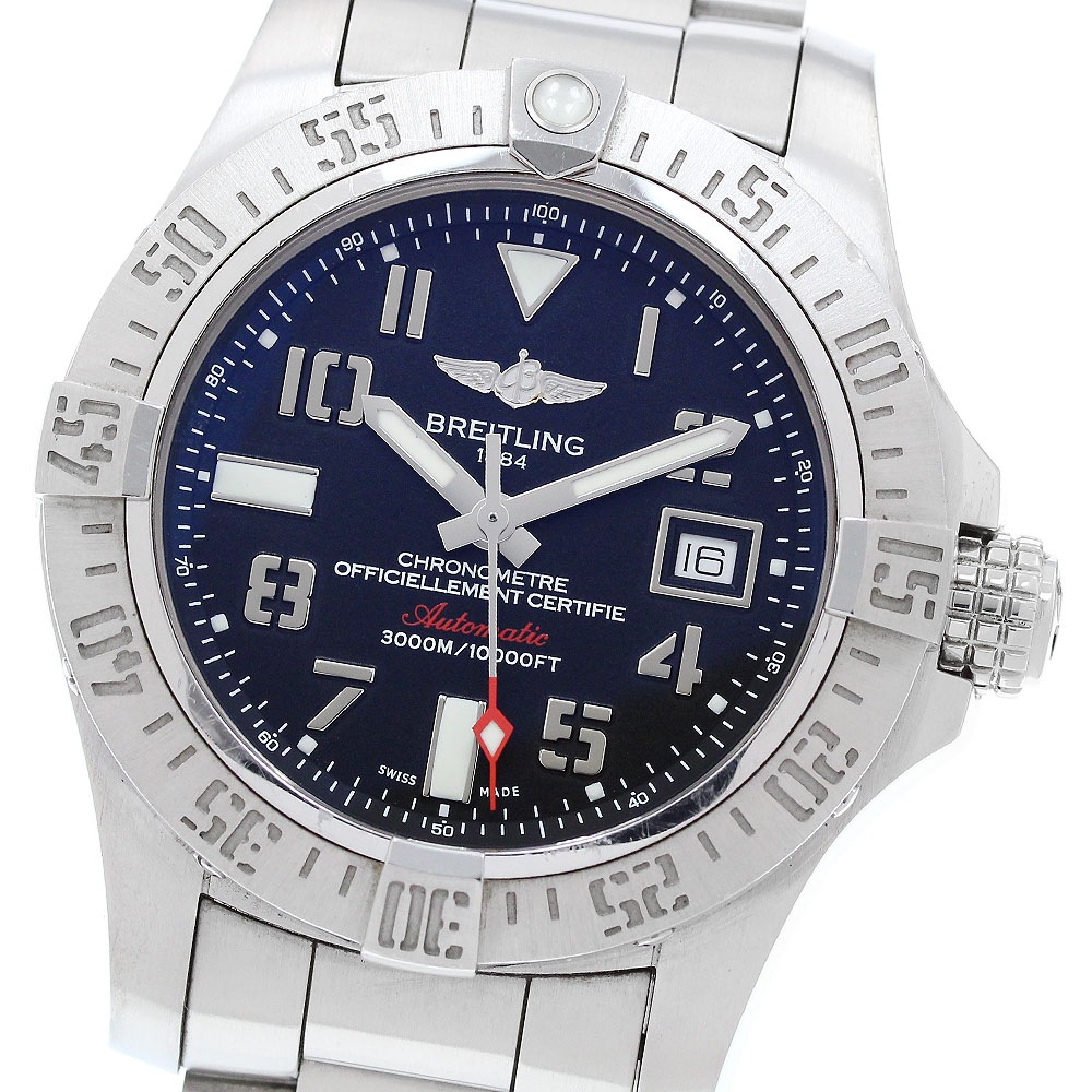 ブライトリング BREITLING A17331 アベンジャー2 シーウルフ デイト 自動巻き メンズ _905363【中古】