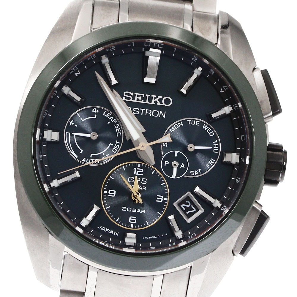 セイコー SEIKO SBXC071/5X53-0BA0 アストロン 時の記念日制定100周年記念限定モデル ソーラー電波 メンズ 箱・保証書付き_873339【中古】