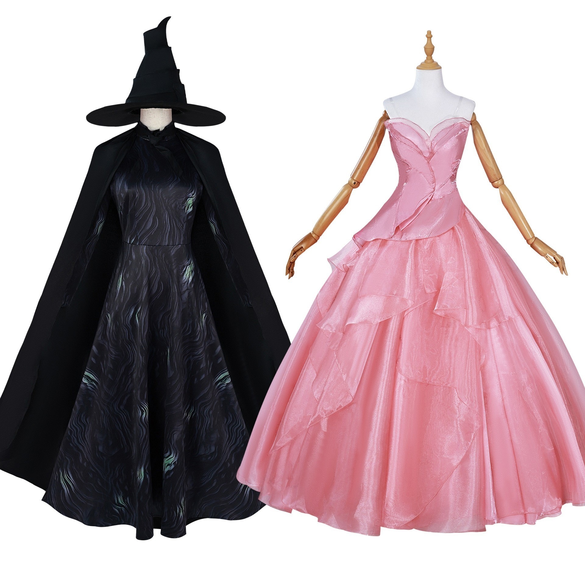 【即納&迅速な出荷】グリンダ服映画魔法悪い魔女エバコスプレハロウィンコスチューム