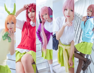 五等分の花嫁 中野二乃 コスプレ めっちゃ可愛い」「表情も完璧