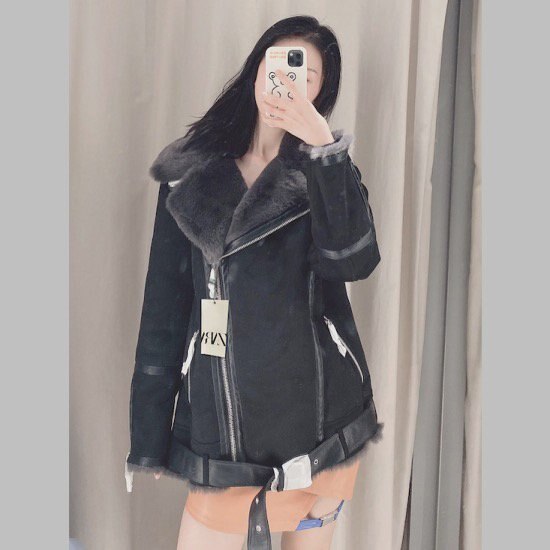 【取寄：納期2週間】ライダースジャケット レディース ボアコート スエードコート 大人 カジュアル アウター ミリタリー バイカー 秋 春 冬 おしゃれ 防寒 防風 ライダースジャケット レディース