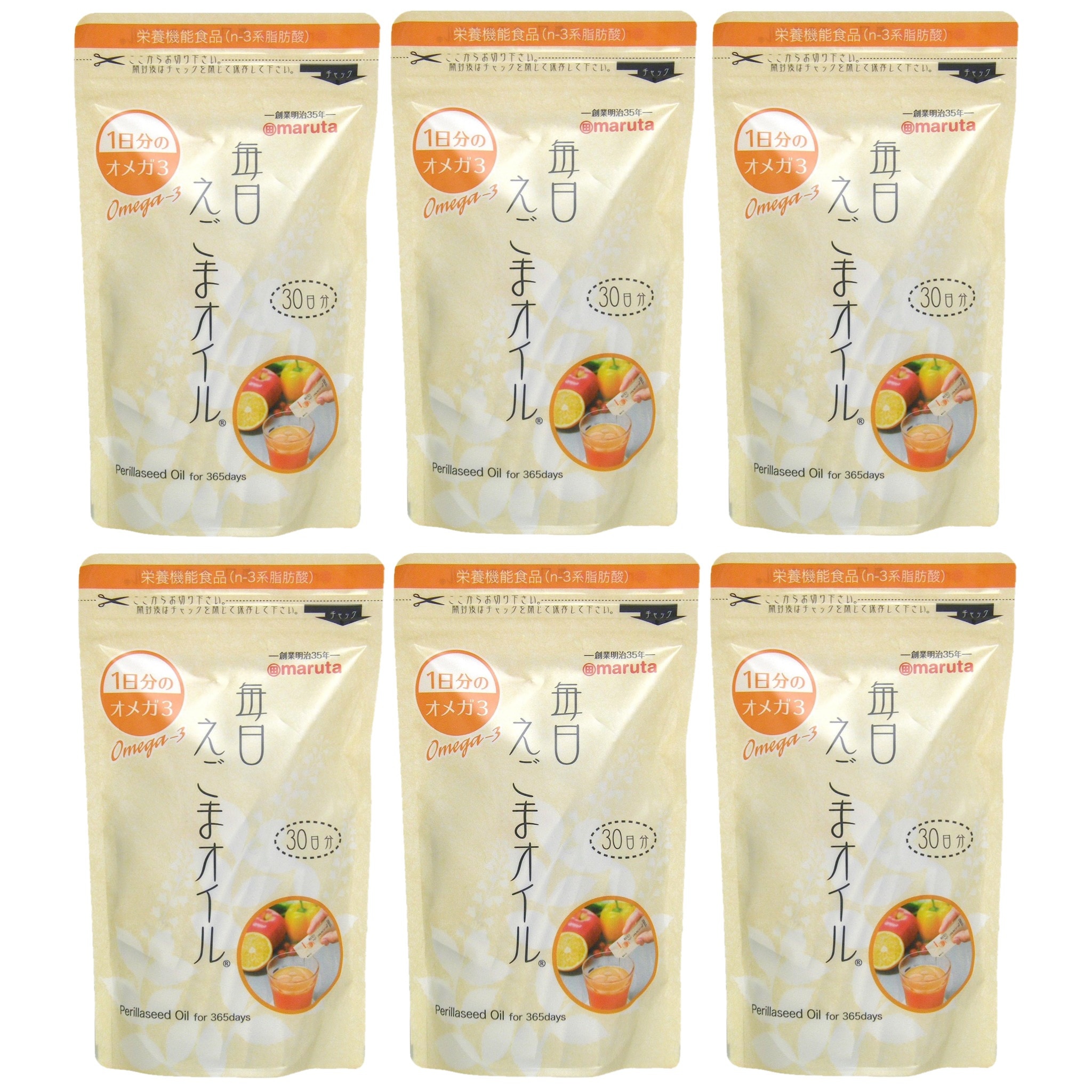 太田油脂 毎日えごまオイル (3g30袋) 6袋セット マルタ エゴマ DHA EPA オメガ3