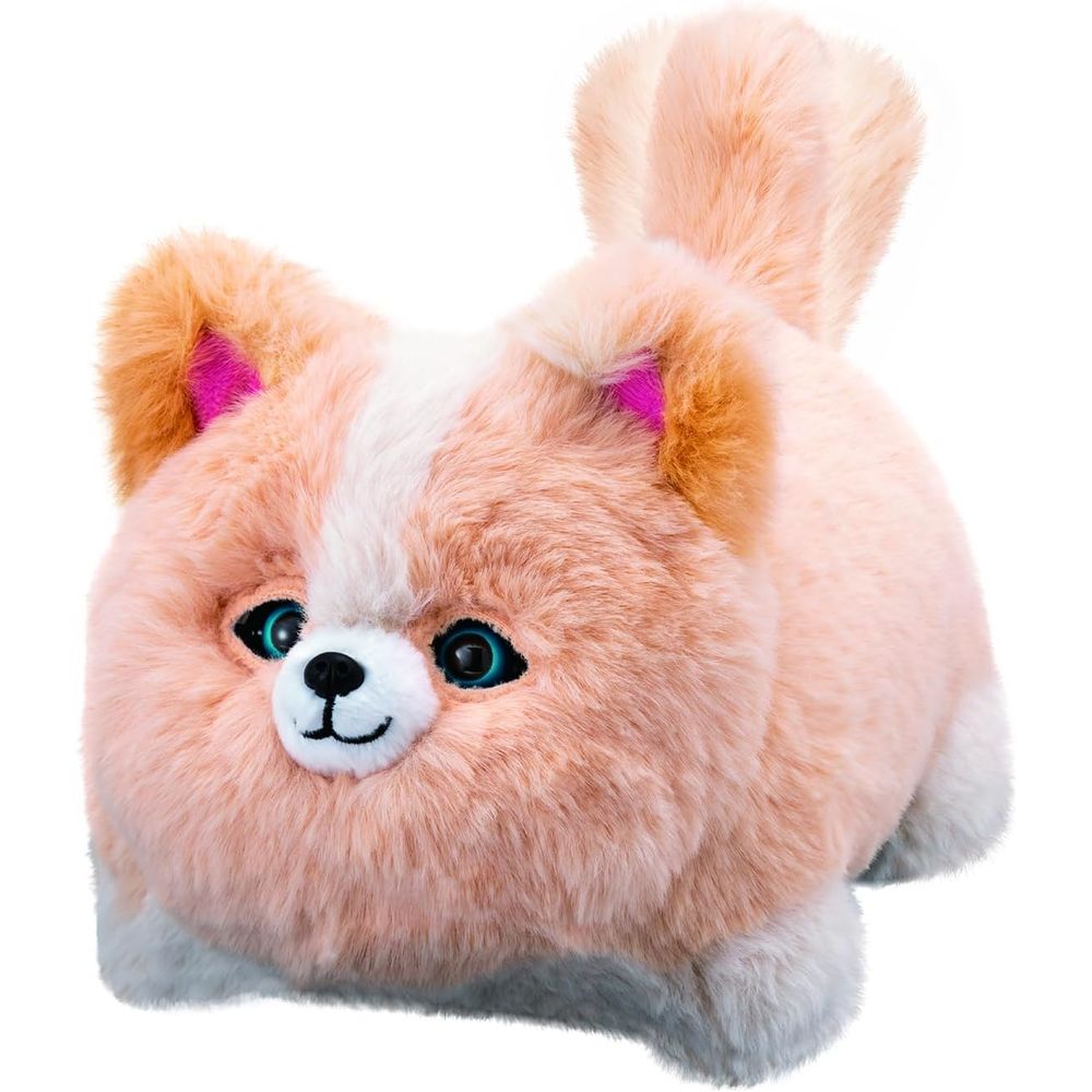 ワンだきみは! 動くぬいぐるみ まねっこ 電池式 動くおもちゃ 3歳以上 27cm アプリコット