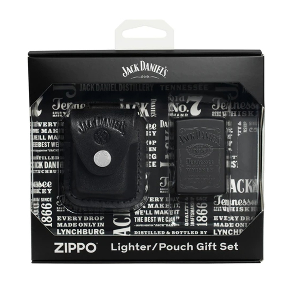 Zippo ジッポーライタージャックダニエルパウチギフトセットレギュラー 北米シリーズ 48460ラッピング