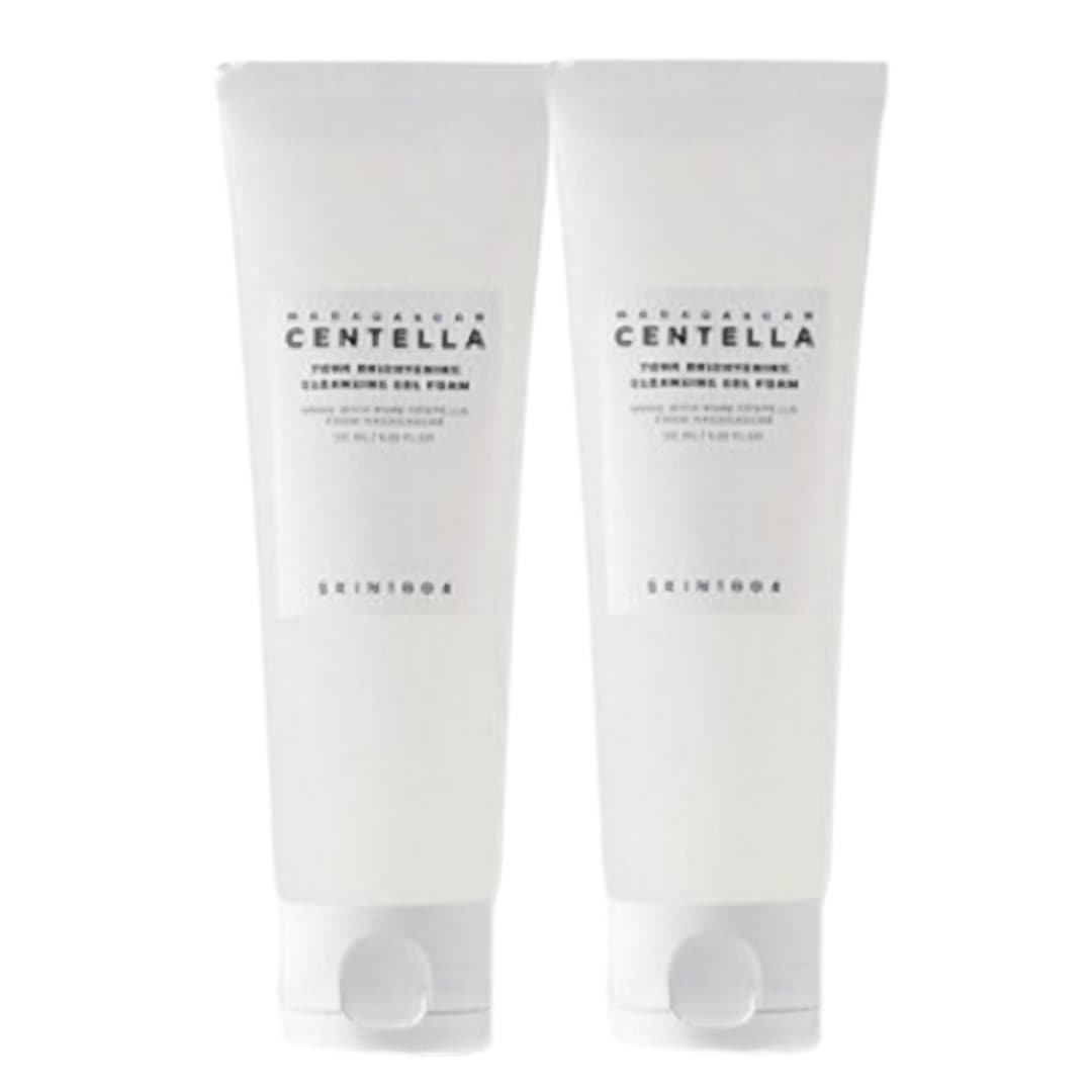 1+1 マダガスカルセンテラ トーンブライトニングクレンジングジェルフォーム 125ml+125ml 低刺激 毛穴ケア 角質除去 トーンアップ 敏感肌対応