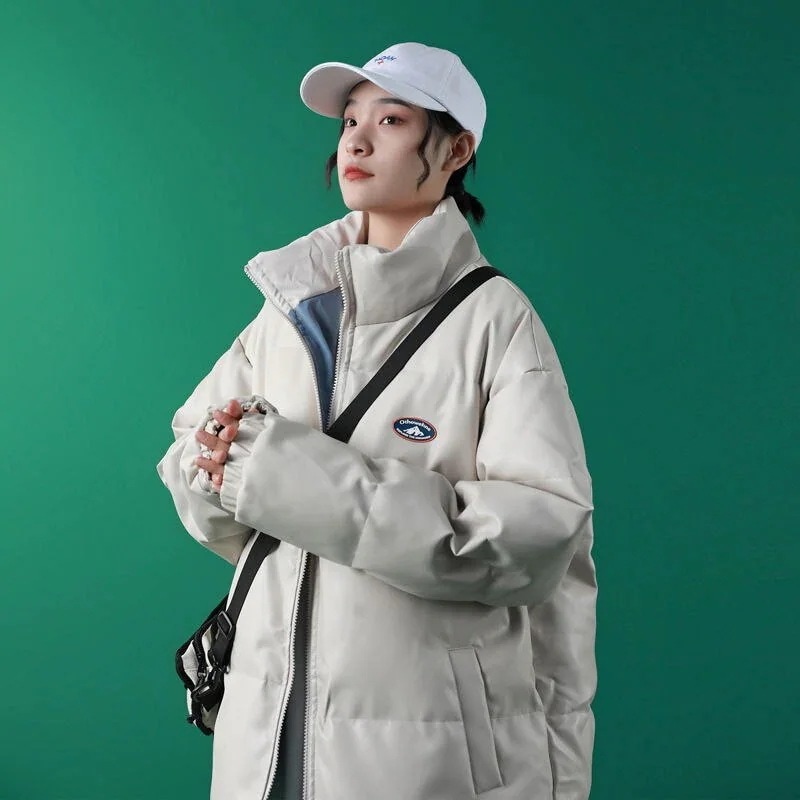 ジャケット アウター 新作服韓国ファッション ジャケットファッション防寒中綿ロングコートジャケット人気ボア アウター パーカー 6,945円