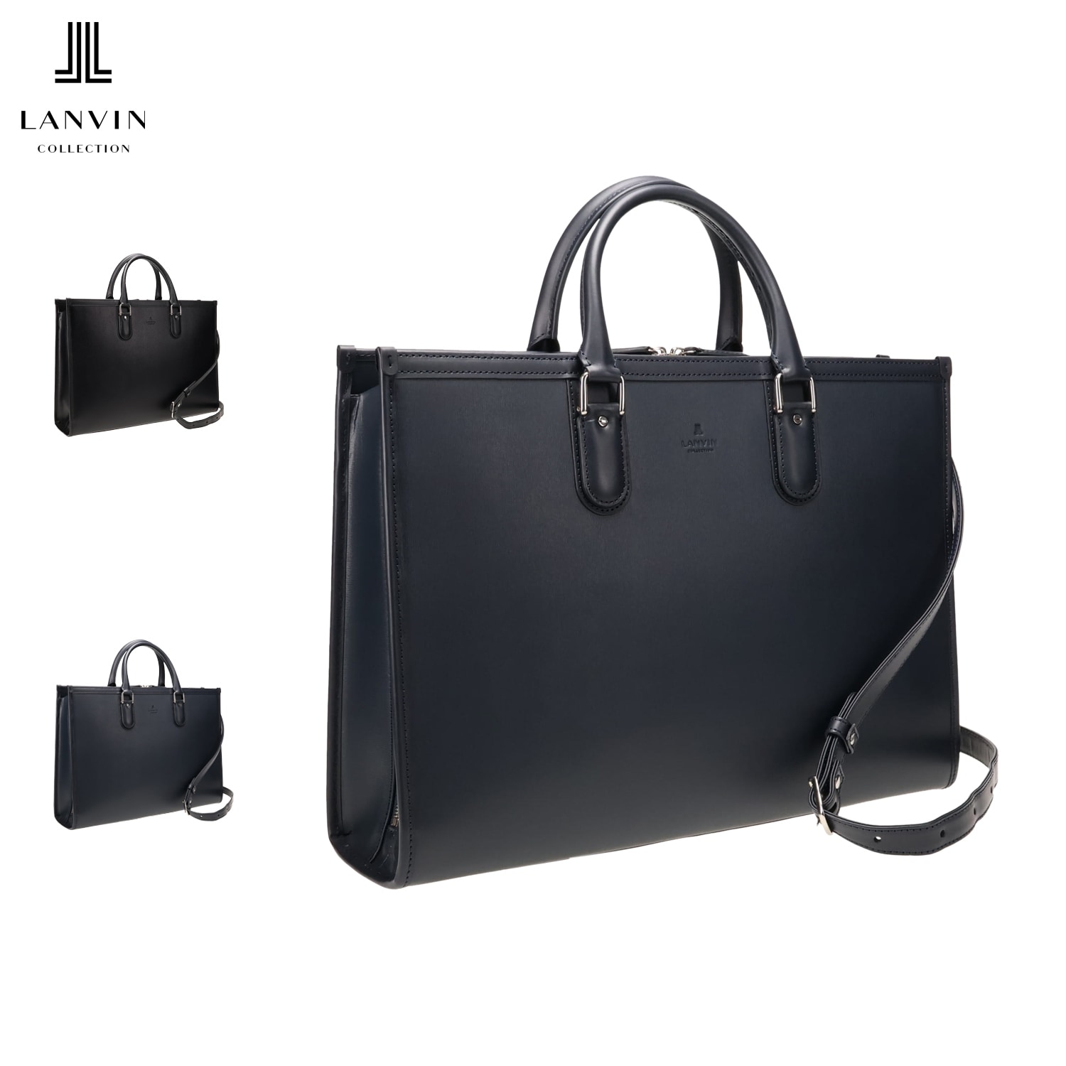 ビジネスバッグ ブリーフケース ニューフロー メンズ A4 B4 本革 牛革 PC収納 282562