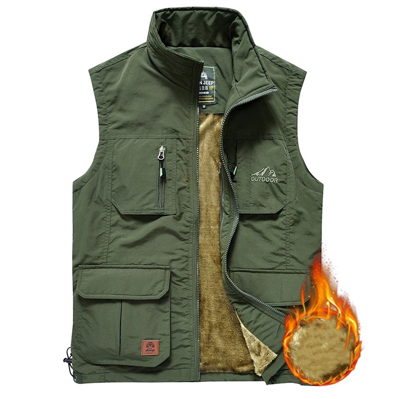 フィッシングベスト メンズ 中綿ベスト 裹起毛 ボア 撮影ベスト 男女兼用 機能的 作業着 釣り 撮影 登山 旅行 アウトドア
