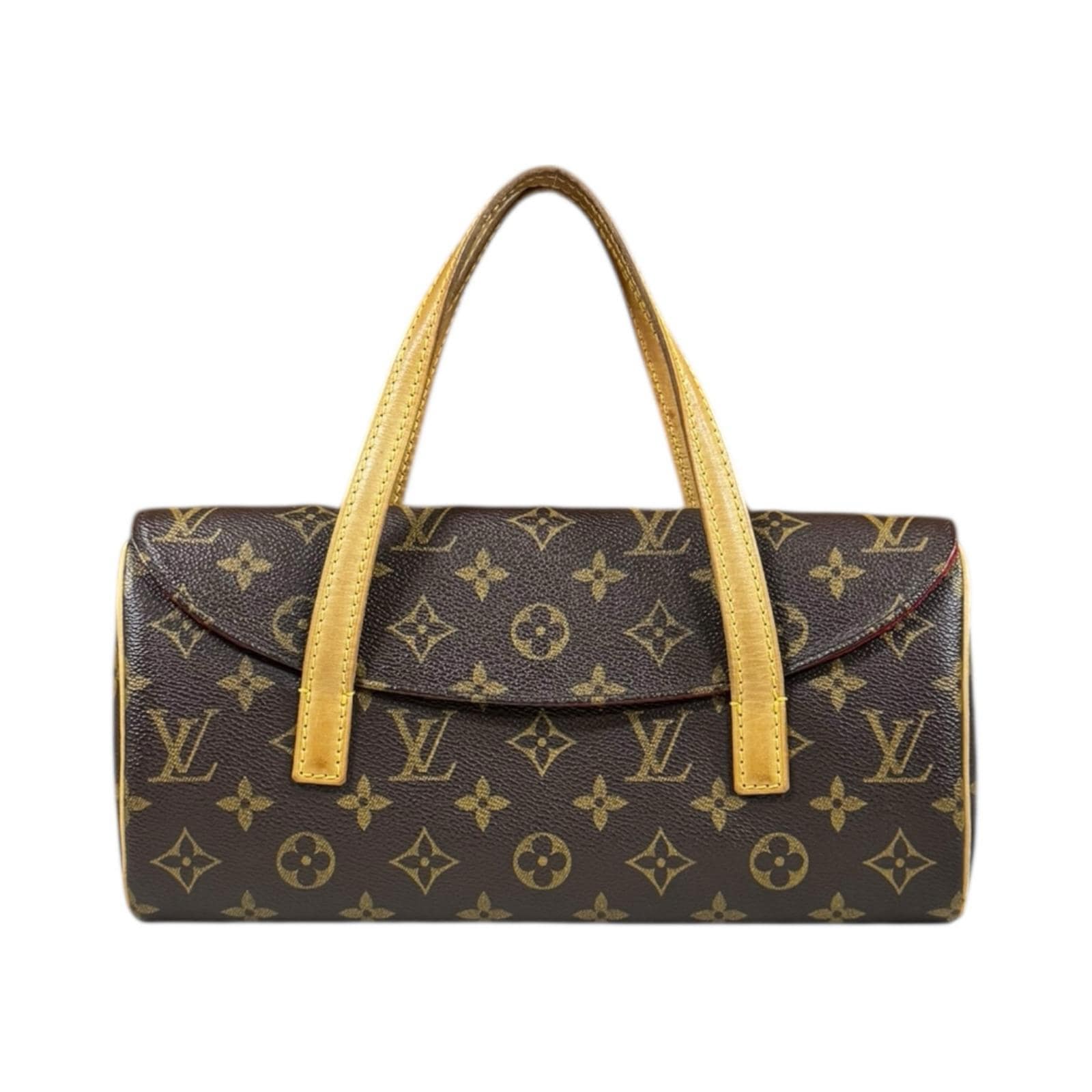 ルイヴィトン ソナチネ モノグラム ハンドバッグ モノグラムキャンバス M51902 ブラウン LOUIS VUITTON 中古