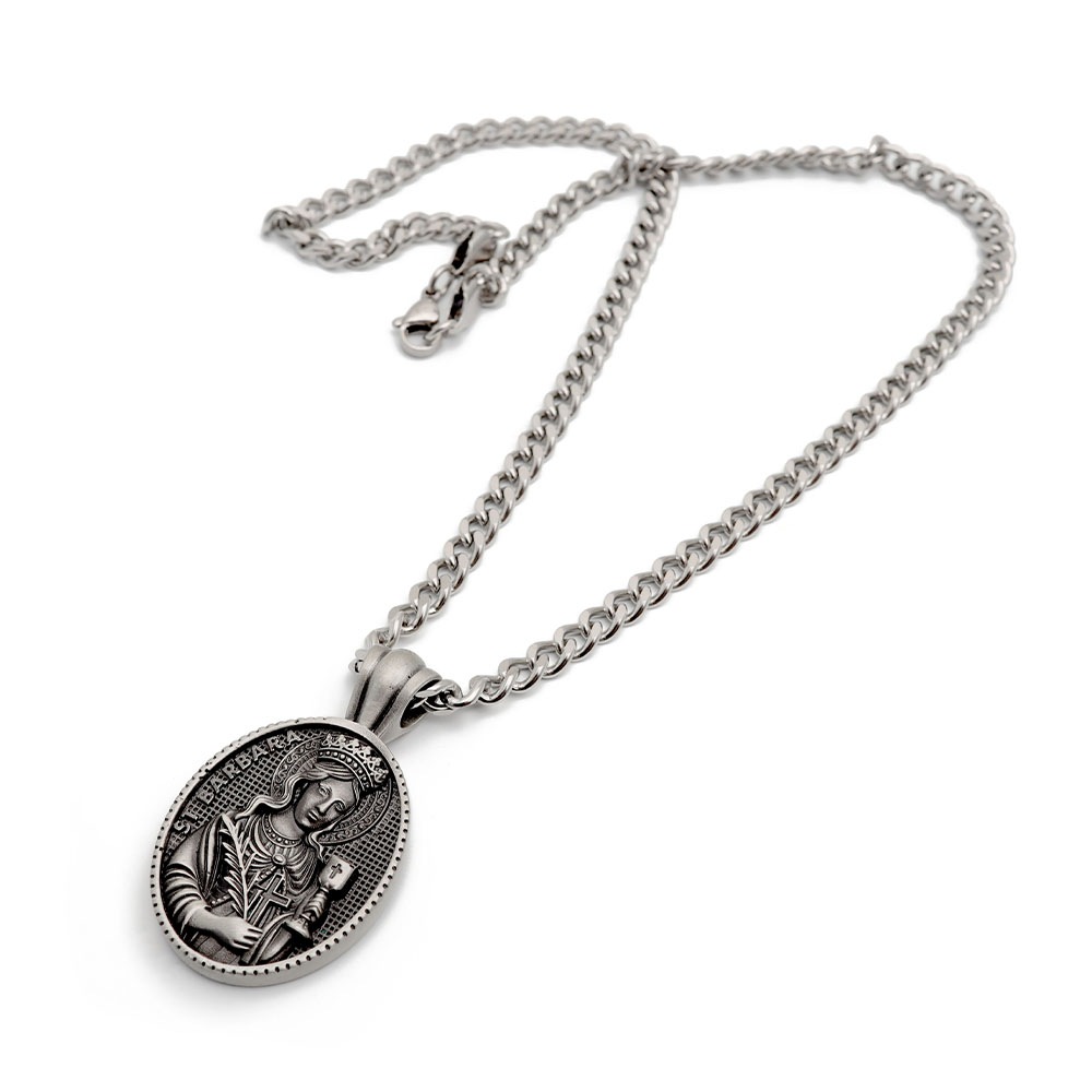 ゴシックトップネックレス 聖母マリア [n452-11]