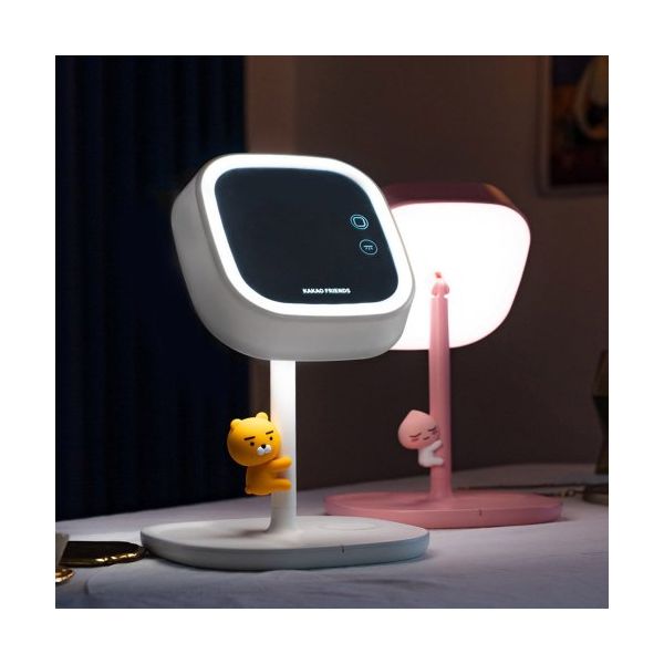 KAKAOFRIENDS PARTNERSスマートワイヤレス充電LEDミラースタンド