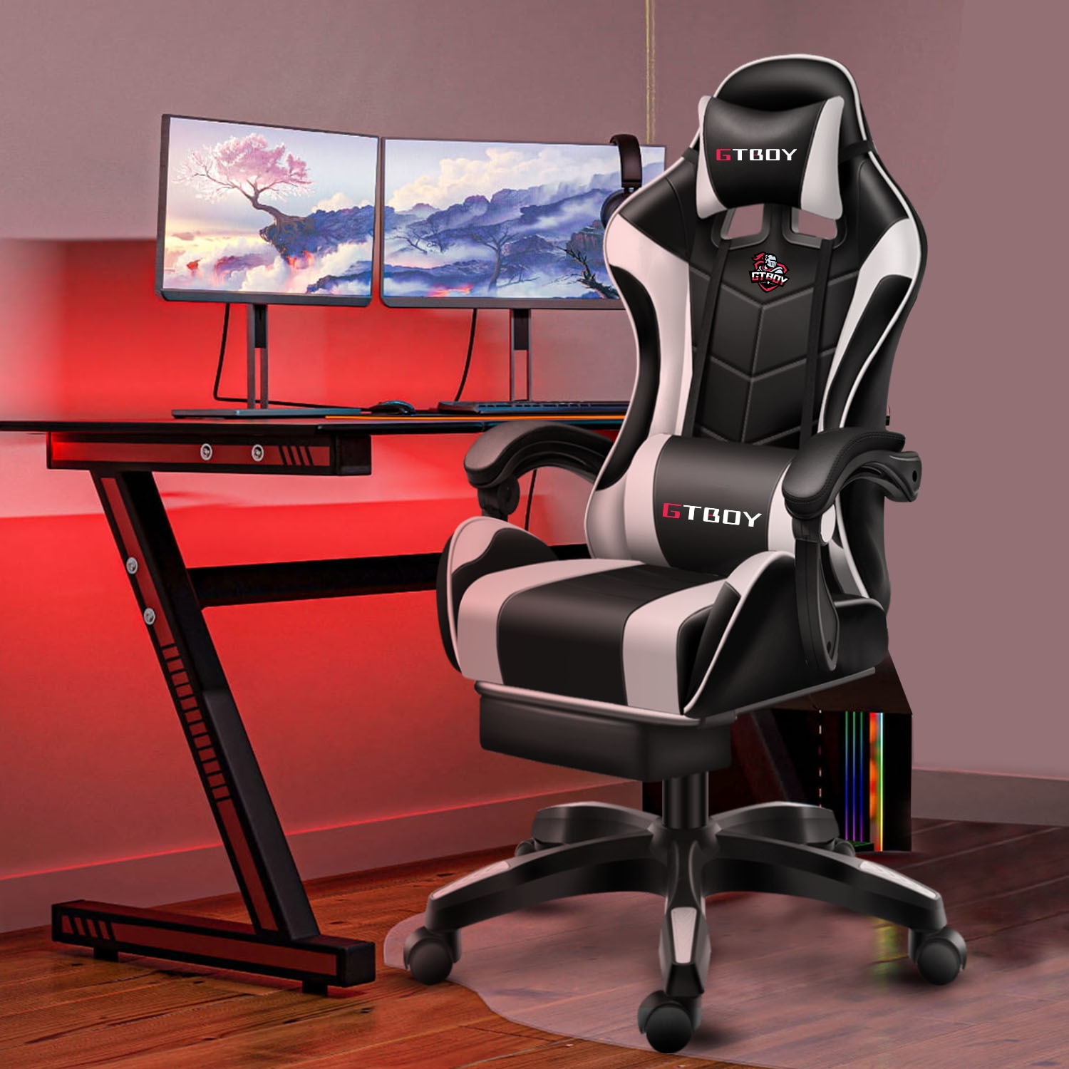 ゲーミングチェア オフィスチェア デスクチェア ゲーム用チェア リクライニングパソコンチェア（ GTBoy / OSATA / NEWBOY ）