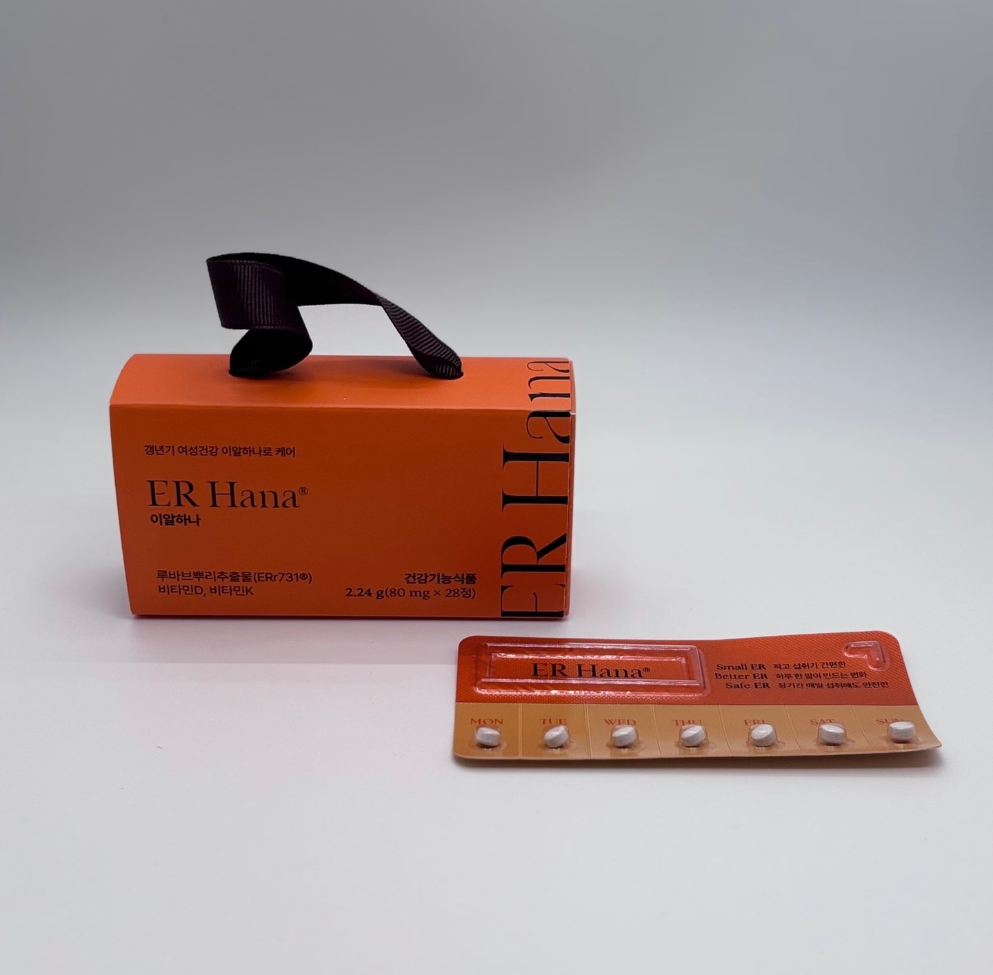 ER Hana 更年期障害 サプ/ビタミンD/ビタミンK/ルバーブ根エキス（ERr731）