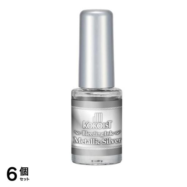 KOKOIST(ココイスト) ブリーディングインク BI-14 メタリックシルバー 5mL 6個セット