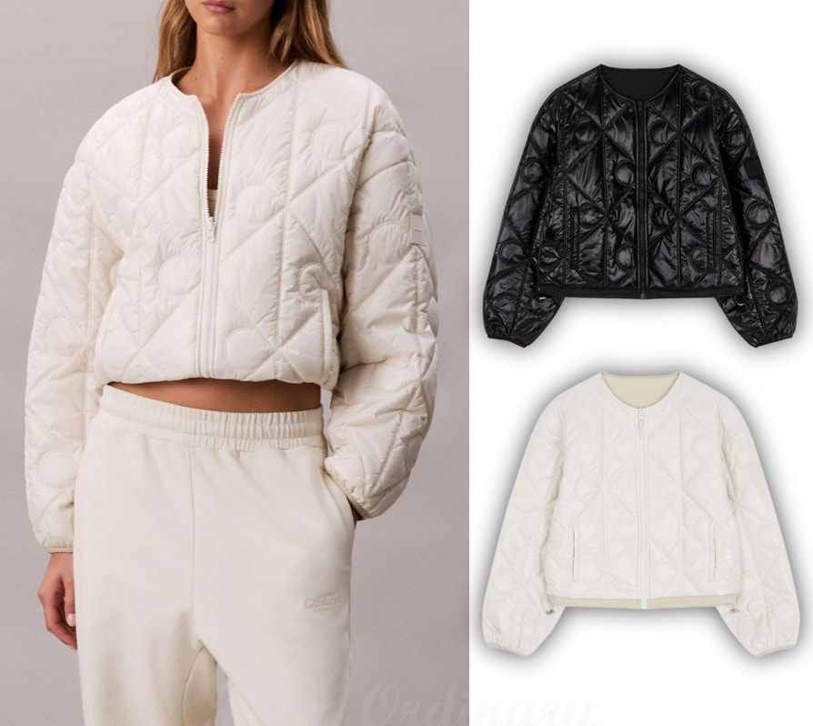 Logo Quilted Reversible Padded Jacket (44D511G)