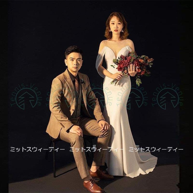 ウェディングドレス 結婚式 マーメイドラインドレス ウエディングドレス 二次会 花嫁 パーティードレ