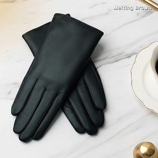 レディースラムスキンレザーグローブ LG26