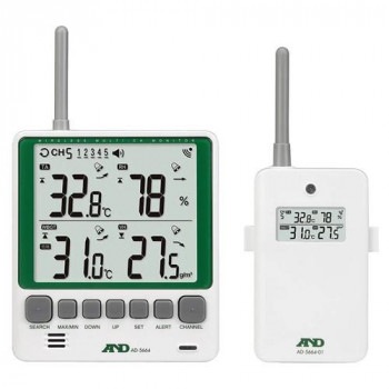 A＆D マルチチャンネルワイヤレスマルチチャンネル温湿度計 子機セット AD5664SET 13,856円