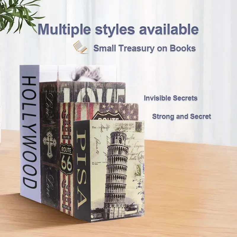 ブックパスワード貸金庫貸金庫貸金庫クリエイティブブック保管箱ワンピース