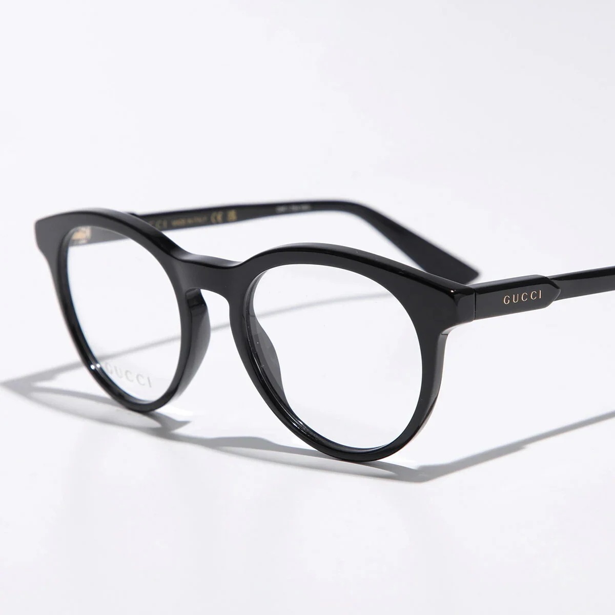 GUCCI グッチ メガネ GG1822O メンズ ボストン型 ロゴ 黒縁 セルフレーム アイウェア メガネ めがね 眼鏡 伊達メガネ 001 BLACK TRANSPARENT