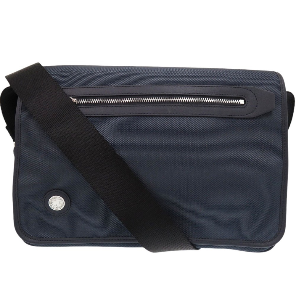 新品同様 ナイロンショルダーバッグ メッセンジャーバッグ　 ショルダーバッグ ナイロン/ナイロン ネイビー 0922【中古】 メンズ
