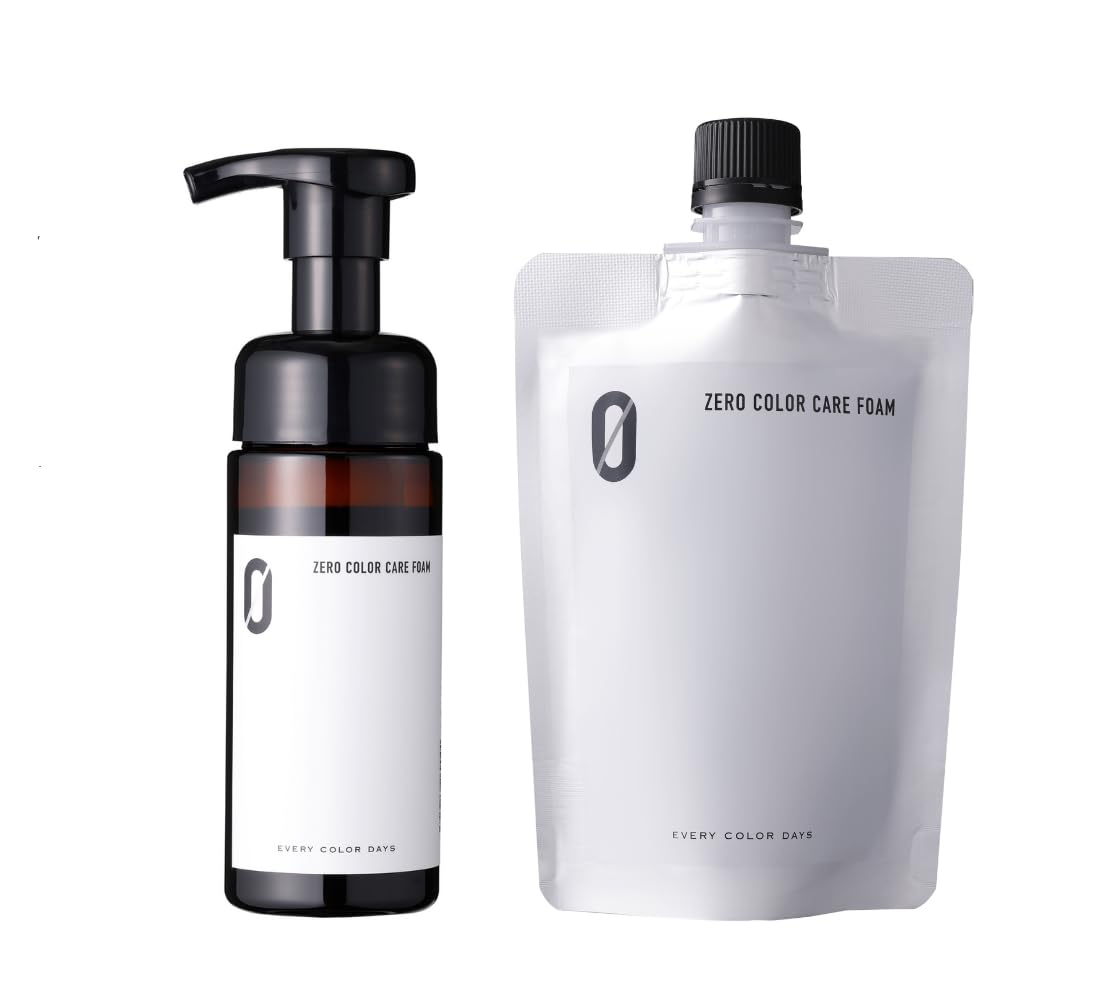 エブリカラーデイズ ZEROカラーケアフォームN ボトル（150mL） ZEROカラーケアフォームNレフィル （150mL）各1本セット トリートメント カラーケアトリートメント パーマトリートメント
