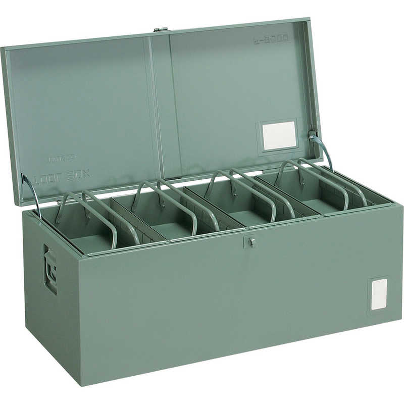 トラスコ中山　中型車載用工具箱 中皿付 900X420X370　F9000