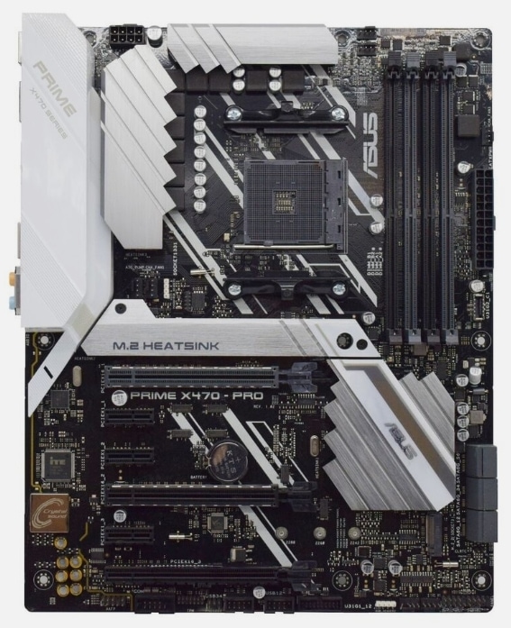 ASUS PRIME X470-PRO AMD X470 Socket AM4 DDR4 SATA3 M.2 HDMI ATX Motherboard
