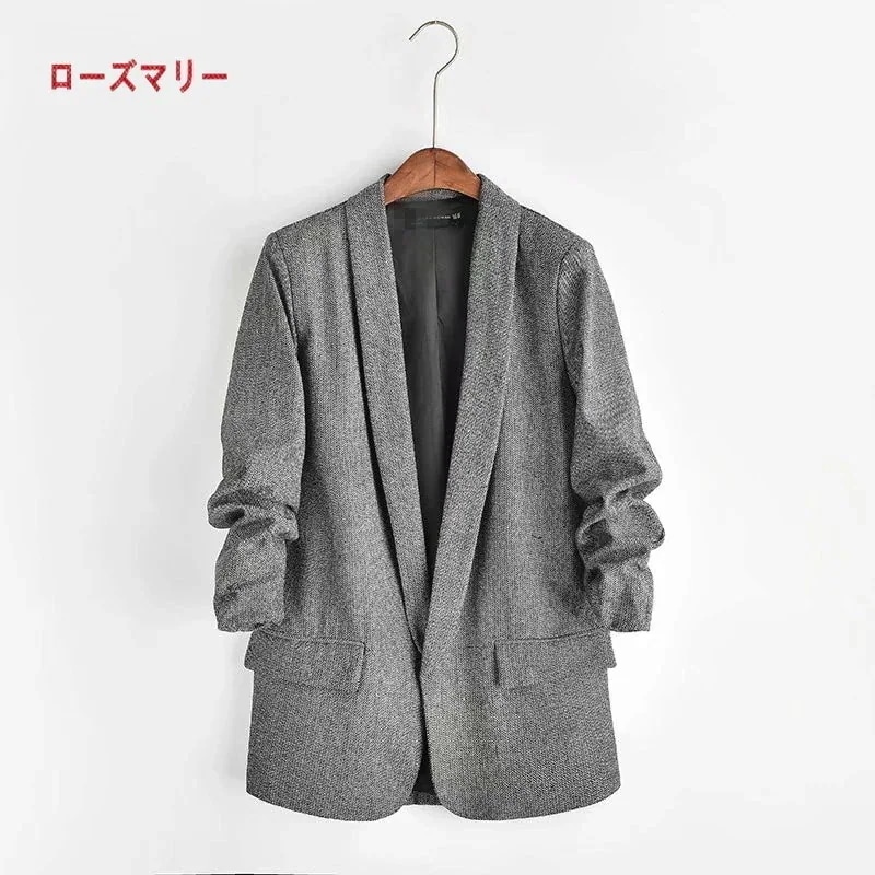 10点セットマリー平日AW新作 カジュアルブレザー スーツ 長袖コート ヴィンテージ調 気質Lスタイル 品質いいな-4743172