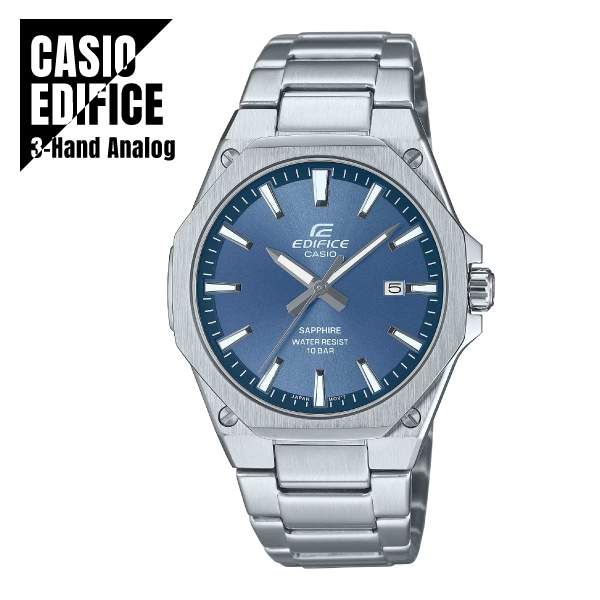 【即納】 国内正規品 CASIO カシオ EDIFICE エディフィス EFR-S108 シリーズ 3針アナログ 薄型ケース EFR-S108DJ-2AJF メタルベルト 腕時計 メンズ