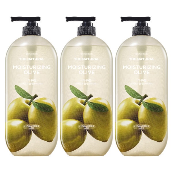 ザ ナチュラルボディウォッシュ モイスチャーオリーブ 900g 3個