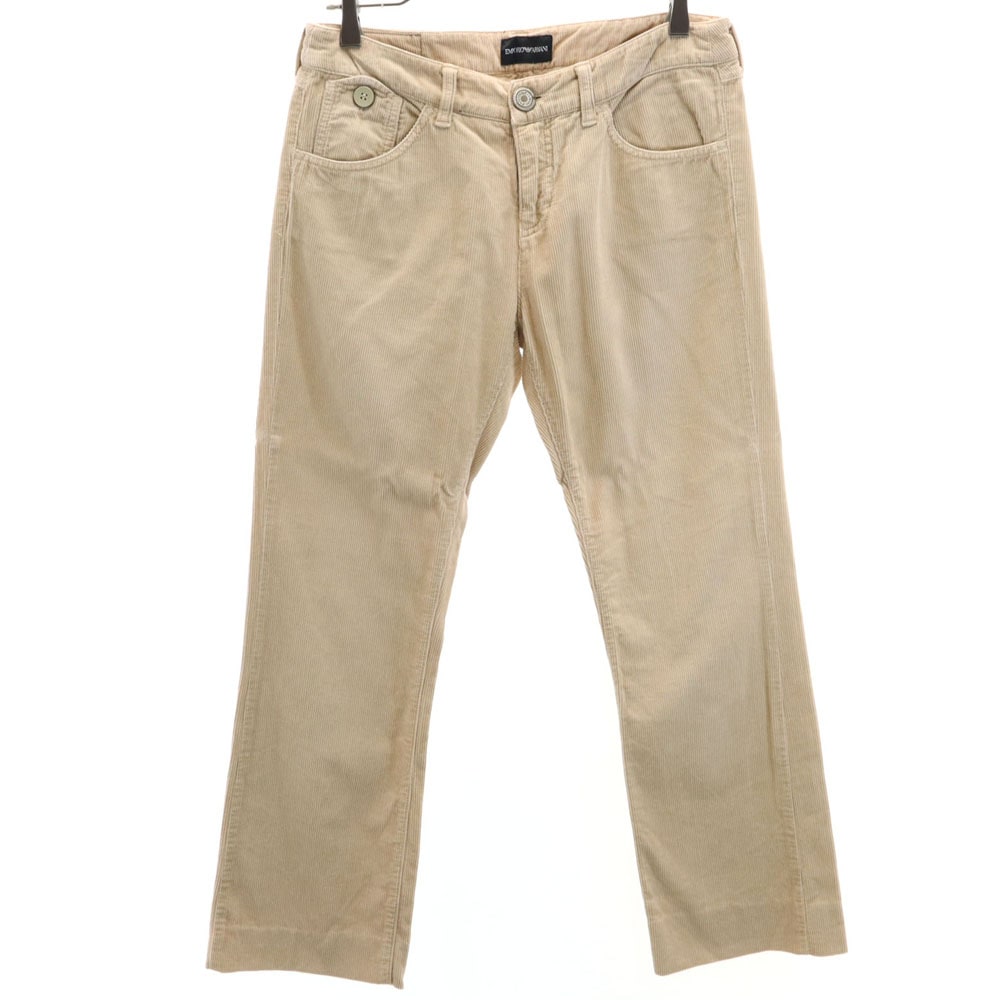 コーデュロイパンツ W28 ベージュ レディース