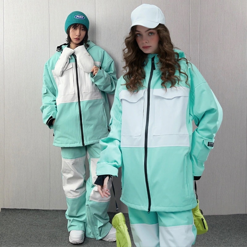 スノーボードウェア 上下セット メンズ レディース パンツ ズボン トップス ジャケット アウター スノボウェア スノーウェア スキーウェア スノボーウェア 韓国風 おしゃれ 防風防水防雪防寒耐摩擦