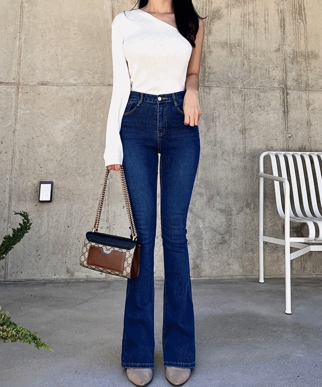 [人生最高のパンツ] ウォッシング ブーツカット デニムパンツ (3colors)