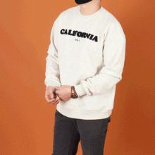 WARカリフォルニアブークル刺繍キモウマンツーマン