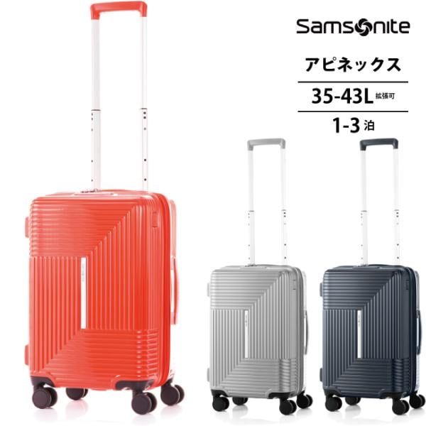 【機内持ち込み可能】アピネックス HK6*005 35/43L スーツケース ストッパー　拡張機能付き