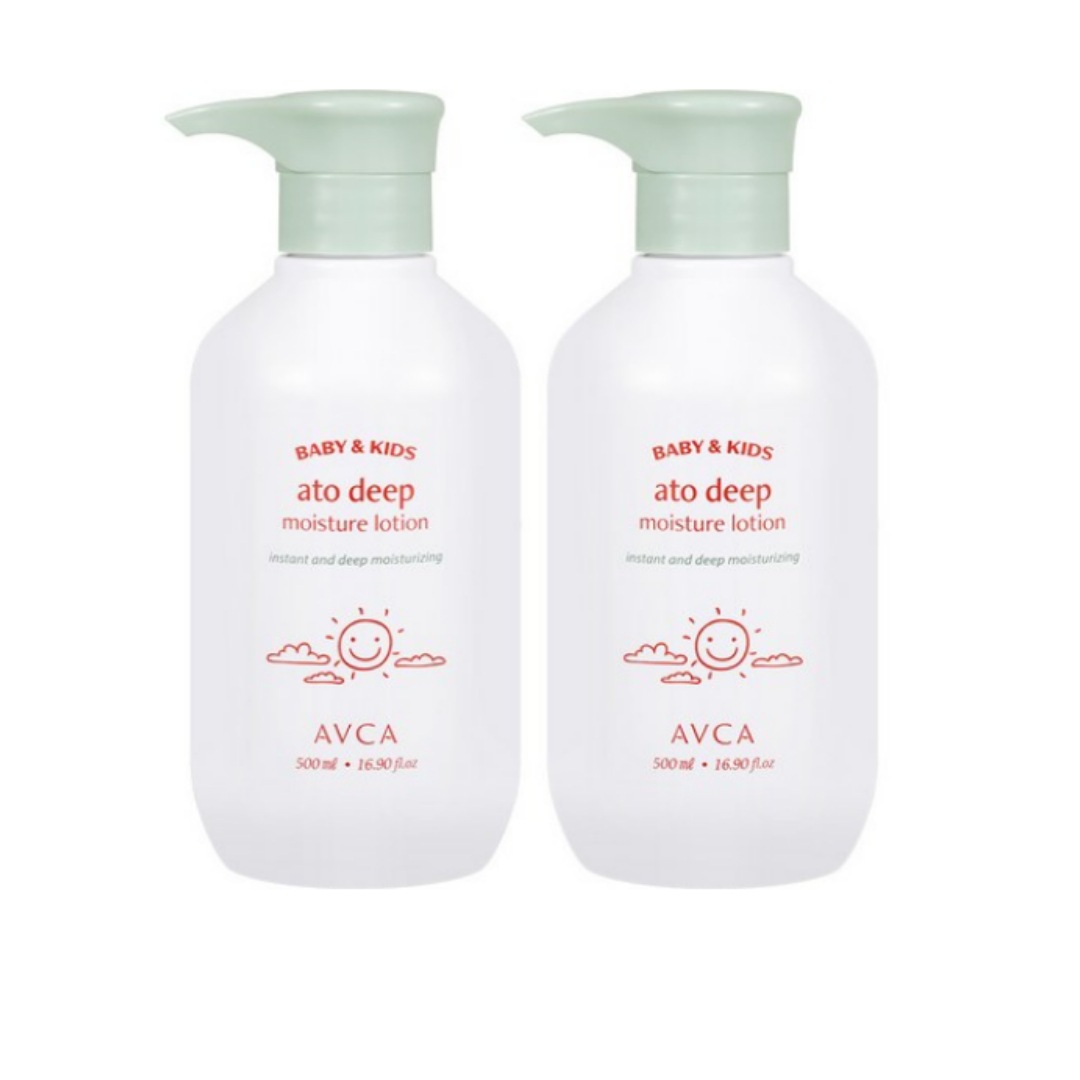 アブカ ベビーアンドキッズ アト高保湿ローション 無香 500ml 2個