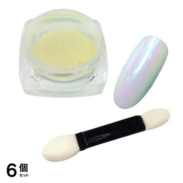 ICEGEL アイスジェルネイル グローパウダー GW-2 ピンクNEW 0.3g 6個セット