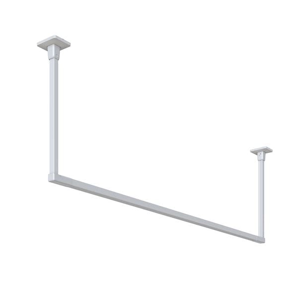 BAR1-6018-W ホスクリーン 固定式室内物干 BAR型 ホワイト 高さ 600mmx幅 1820mm