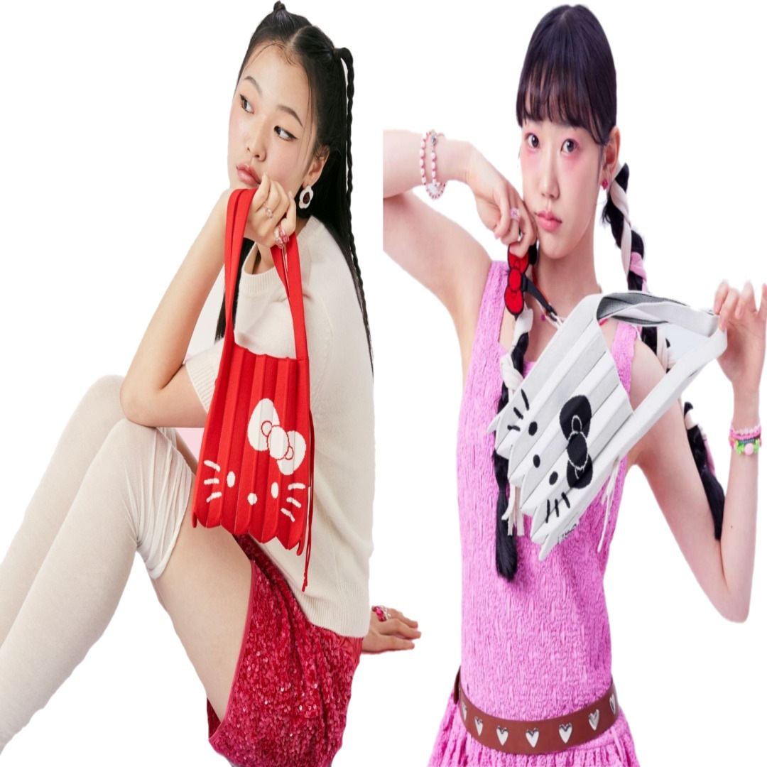 JOSEPH&STACEY×Sanrio/Lucky Pleats Knit S Hello Kitty